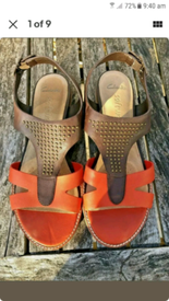 clarks ladies sandals size 9